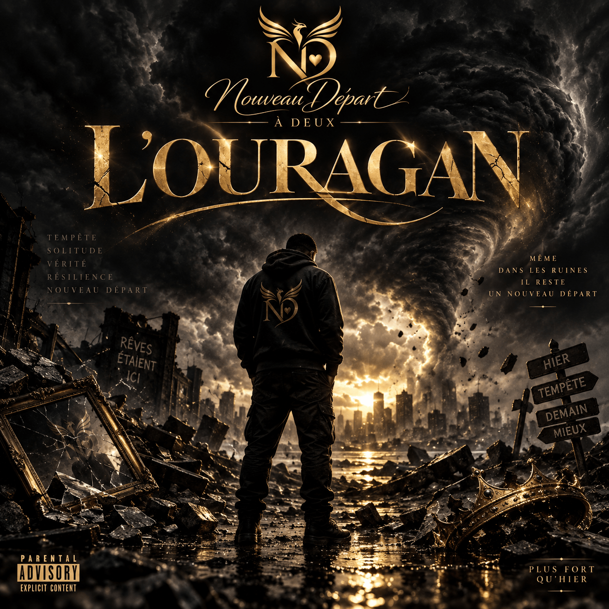 Pochette de la chanson L’ouragan